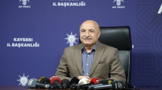 AK Parti Kayseri İl Başkanlığında İsmail Tamer gündemi değerlendirdi