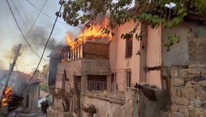 Ankara'da ahşap evde çıkan yangın söndürüldü 