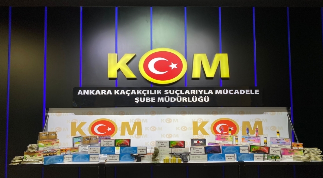 Ankara'daki kaçakçılık operasyonunda 2 şüpheli gözaltına alındı
