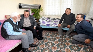  Başkan Tutal'dan Kore gazisine ziyaret