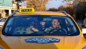 Bizim Meram Taksi'nin direksiyonuna Başkan Altay geçti