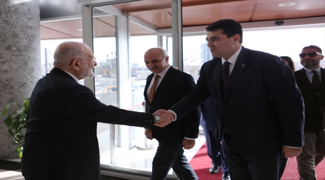 DP Genel Başkanı Uysal, Saadet Partisi Genel Başkanı Karamollaoğlu'nu ziyaret etti