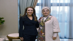 Emine Erdoğan, UNICEF Türkiye Temsilcisi Dominicis ile bir araya geldi
