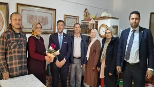 İlçe Milli Eğitim Müdürü Cengiz Yılmaz'dan emekli öğretmenlere ziyaret