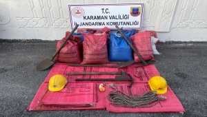 Jandarma kaçak kömür çıkararak sattığı ileri sürülen 2 kişiyi foto kapanla tespit edip yakaladı