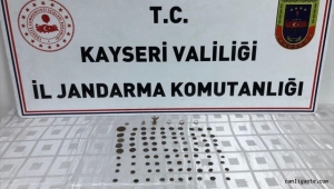Kayseri'de 115 parça tarihi eser ele geçirildi