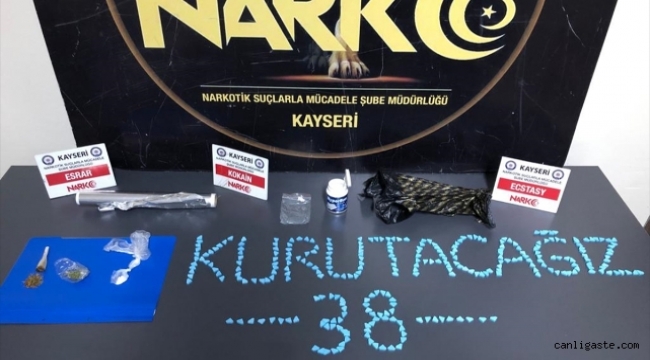 Kayseri'de uyuşturucu operasyonu: 33 kişi yakalandı