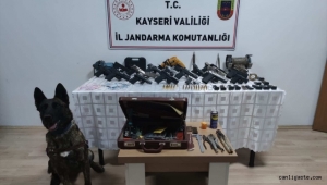 Kayseri Olay: 18 ruhsatsız tabanca ele geçirildi