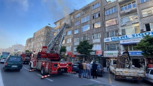 Kayseri olay: Evde çıkan yangın söndürüldü
