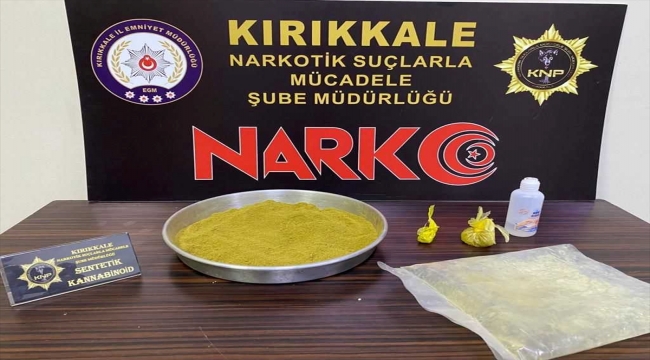 Kırıkkale'de uyuşturucu operasyonunda 2 şüpheli tutuklandı