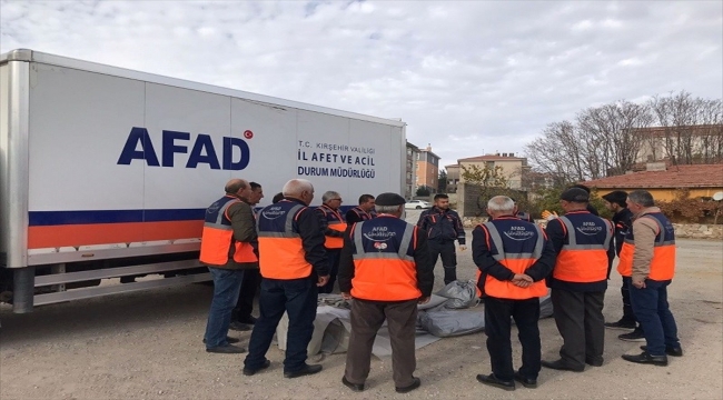 Kırşehir'de muhtarlar AFAD gönüllüsü oluyor