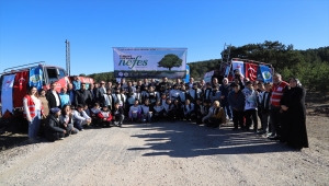 Kızılcahamam'da 2 bin fidan toprakla buluşturuldu