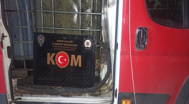 Konya'da 3 bin 265 litre kaçak akaryakıt ele geçirildi
