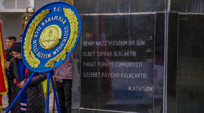 Konya'nın ilçelerinde 24 Kasım Öğretmenler Günü kutlandı