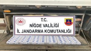 Niğde'de 479 paket kaçak sigara ele geçirildi