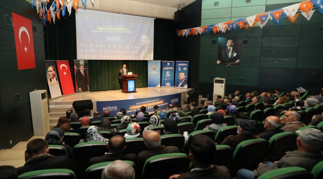 Niğde'de AK Parti Teşkilat Akademisi "Türkiye Yüzyılı" eğitim programı düzenlendi