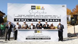 Seydişehir'de Seyyid Harun Veli çevre düzenlemesi 2. etabının temeli atıldı