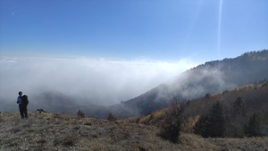 Sivas'ta dağcılar Zibraham Dağı'na tırmandı