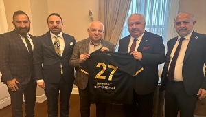 TFF Başkanı Büyükekşi, Gençlerbirliği Başkanı Akdaş'ı kabul etti