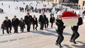 Trabzonspor Kulübü Yönetim Kurulu, Anıtkabir'i ziyaret etti