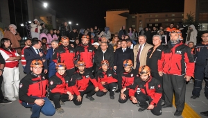 Vali Çiçek ile Başkan Büyükkılıç deprem tatbikatına katıldı