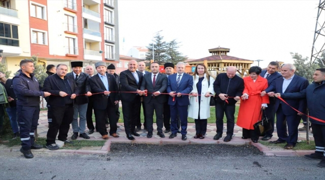 Yahşihan'da Mustafa Abdülcemil Kırımoğlu Parkı açıldı