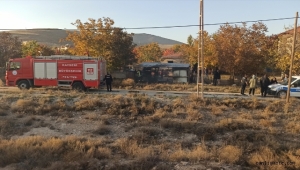 Yahyalı'da tandırlıkta çıkan yangını itfaiye ekipleri söndürdü