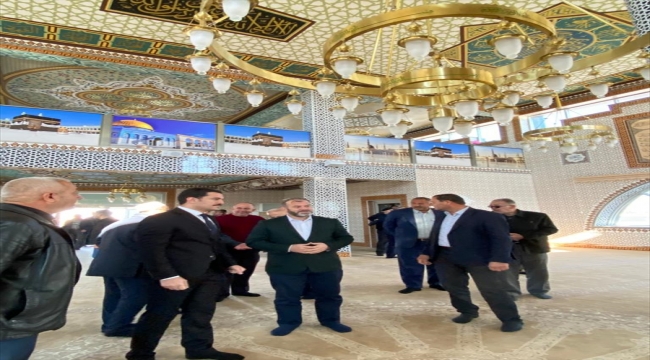 Altınekin'de Sultan Abdülhamid Han Camisi açıldı