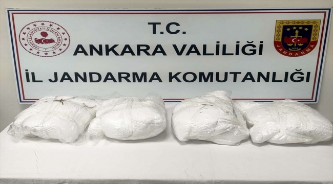 Ankara'da 40 kilo 300 gram eroin ele geçirildi 