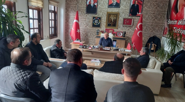 Beypazarı İmam Hatip Platformu üyelerinden MHP'li Orhan'a ziyaret