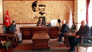 Beypazarı Kaymakamı Erdoğan, gazileri kabul etti 