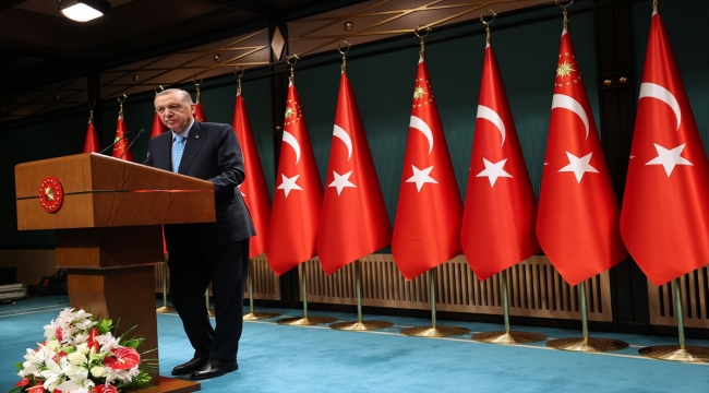 Cumhurbaşkanı Erdoğan, Kabine Toplantısı'nın ardından millete seslendi: (3)
