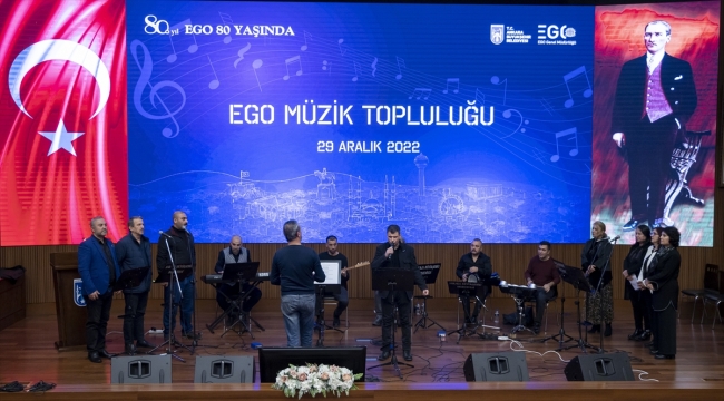 EGO çalışanları kurdukları müzik topluluğuyla stres atıyor