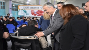 Eskişehir'de engellilerin tekerlekli sandalyeleri meslek lisesinde tamir edilecek