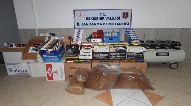 Eskişehir'de kaçak tütün operasyonunda 2 şüpheli yakalandı