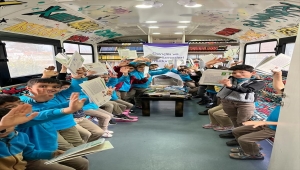 "Gezici Çizgi Roman ve Karikatür Kütüphanesi" öğrenciler için Sivrihisar'ı dolaşacak