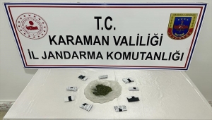 Karaman'da uyuşturucu operasyonunda 2 şüpheli yakalandı
