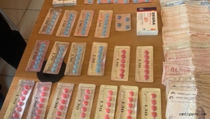 Kayseri'de cinsel içerikli hap ele geçirildi