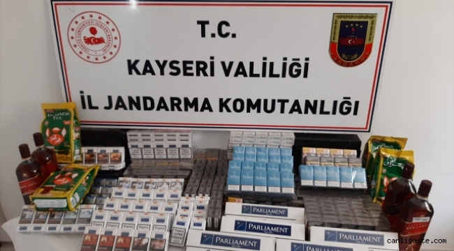 Kayseri'de kaçakçılık yaptıkları iddiasıyla 4 zanlı yakalandı