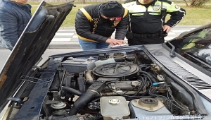 Kayseri'de motosiklet ve otomobil denetlemesi: 21 araca 24 bin TL ceza