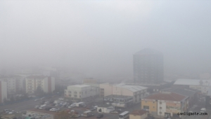 Kayseri'de sis nedeniyle görüş mesafesi 10 metreye kadar düştü