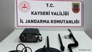 Kayseri'de tarihi kilisede kaçak kazı yapan 4 kişi gözaltına alındı