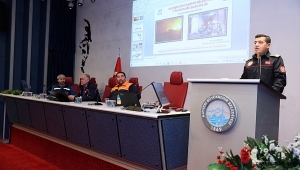 Kayseri İtfaiyesinden Büyükşehir Belediye personeline yangın eğitimi