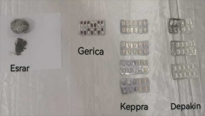 Kırıkkale'de otomobilin yakıt deposu kapağında uyuşturucu bulundu