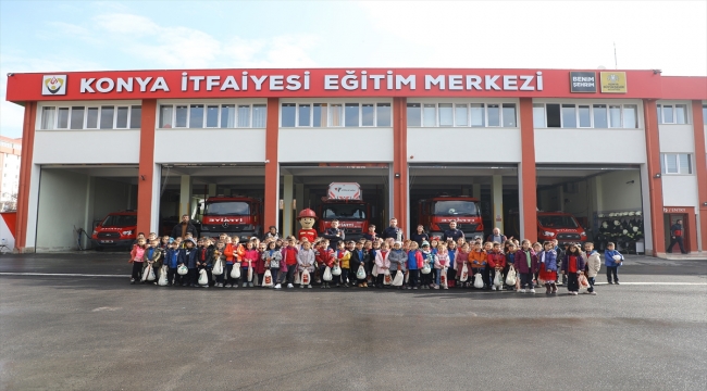 Konya'da 28 bin ilkokul öğrencisi yangın ve doğal afetler konusunda bilgilendirilecek