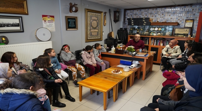 Konya'da Bilgehane öğrencilerine ney anlatıldı