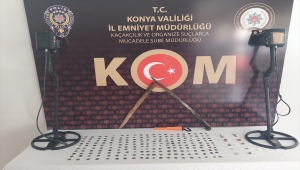 Konya'da tarihi eser kaçakçılığı operasyonunda 200 sikke ele geçirildi