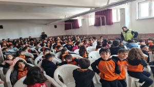 Seydişehir'de "Trafik dedektifleri" projesi kapsamında öğrencilere eğitim veriliyor