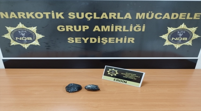 Seydişehir'de uyuşturucu ele geçirilen otobüsteki şüpheli gözaltına alındı 