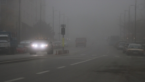 Sivas'ta sis nedeniyle görüş mesafesi 10 metreye düştü